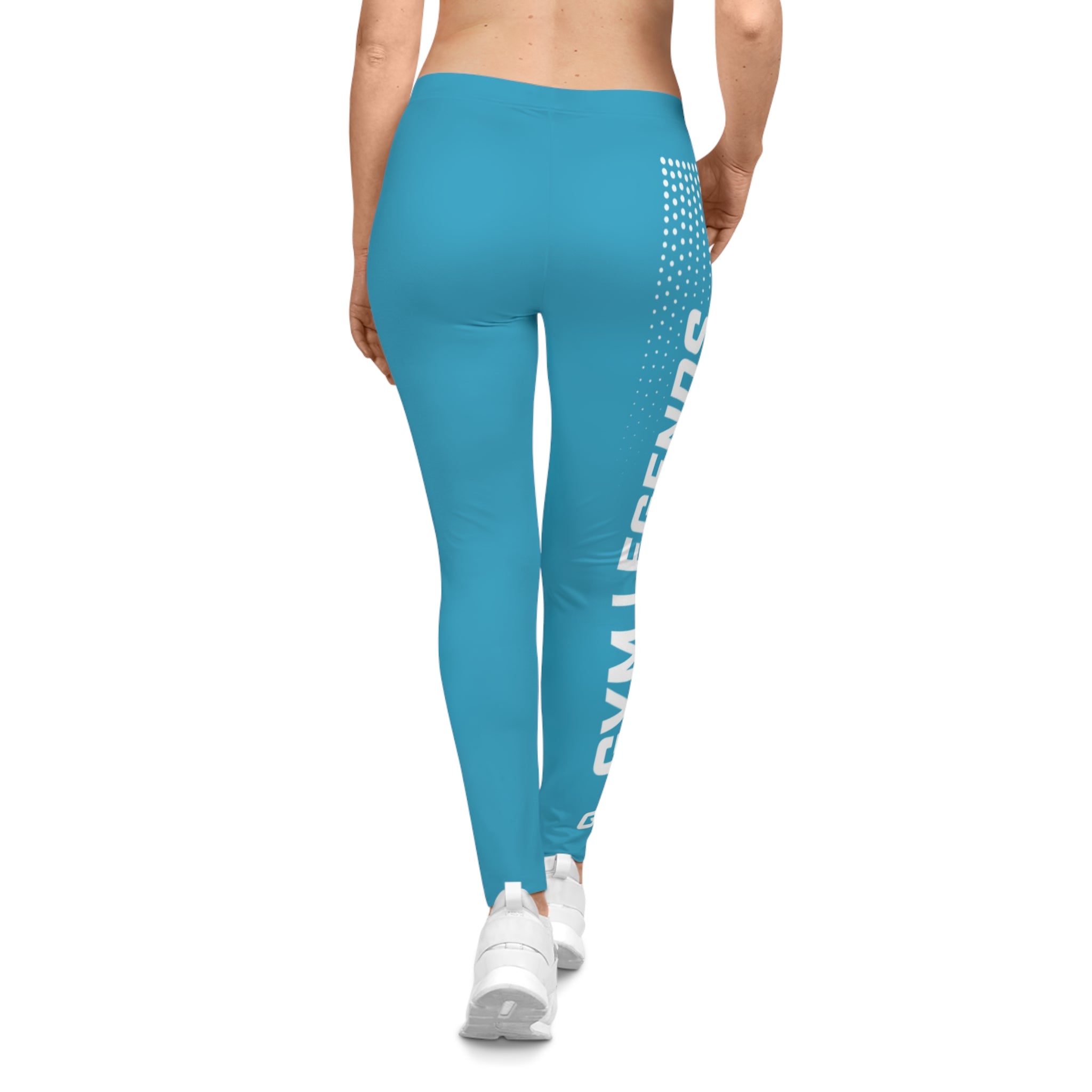 Gym Legends Black Performance Leggings — Side Logo Activewear