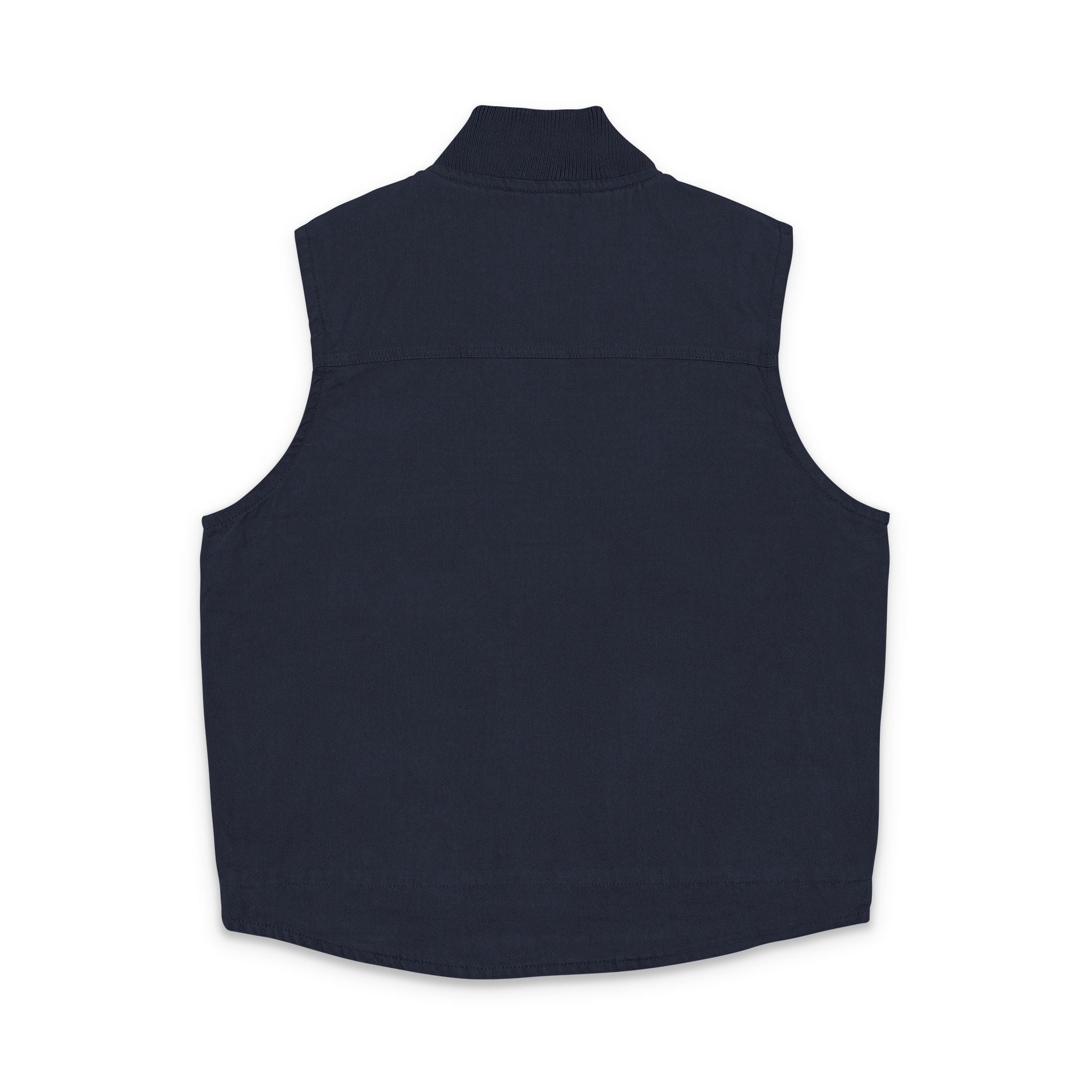 Embroidery Gym legends Duck Cloth Work Vest — Durable Washed Canvas Utility Vest