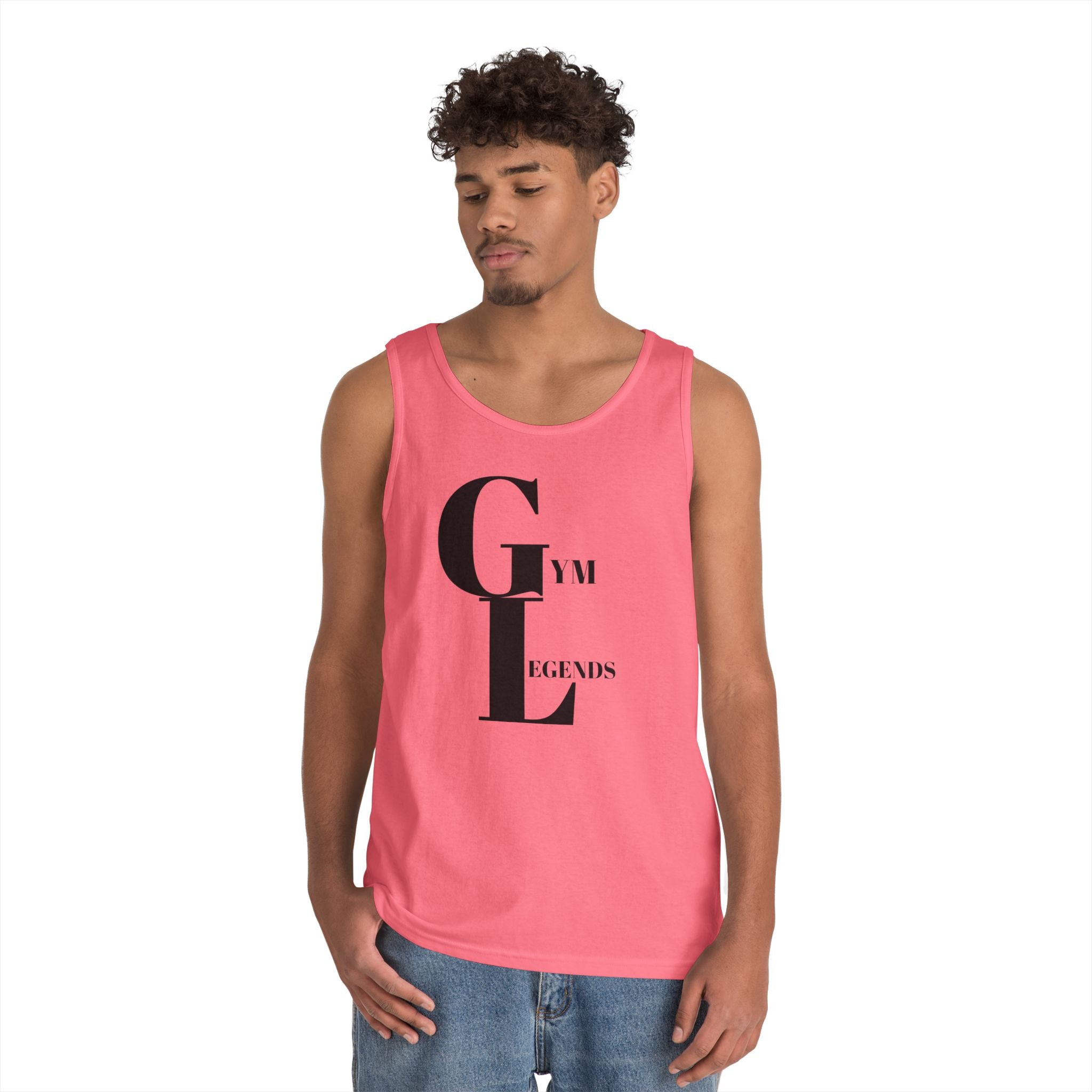 Gym Legends Tank Top — Minimalist Fitness Graphic Tank