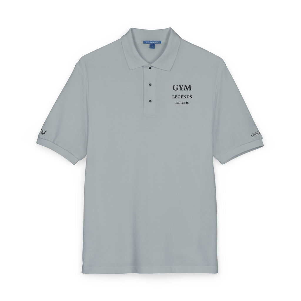 Embroidered 'GYM Legends' Polo Shirt — Classic Athletic Workwear