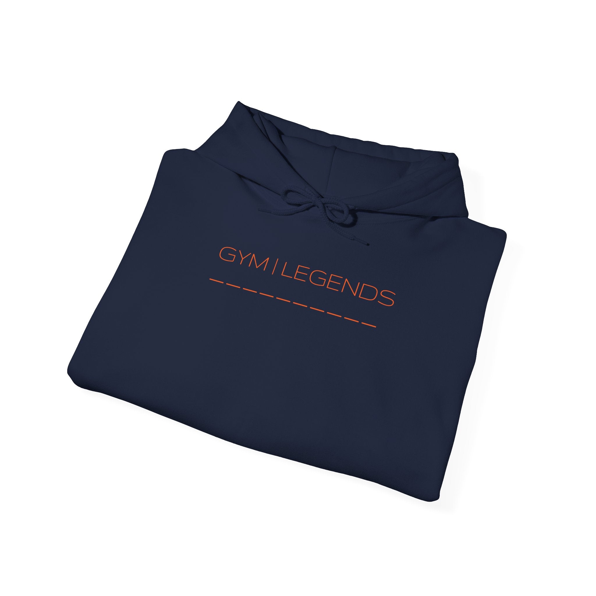 Gym Legends Hoodie — Minimal White 'Good Vibes' Circle Back Print