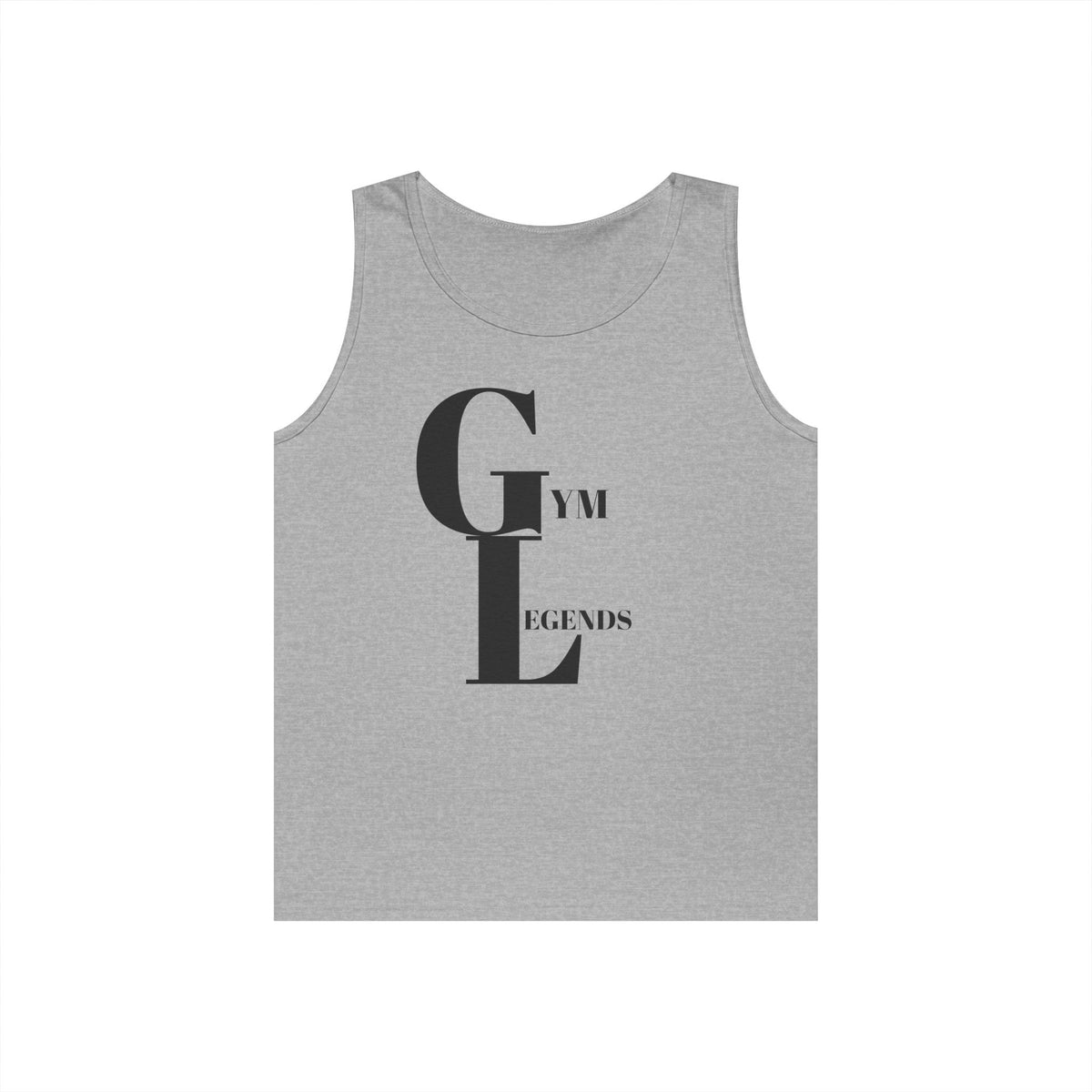 Gym Legends Tank Top — Minimalist Fitness Graphic Tank