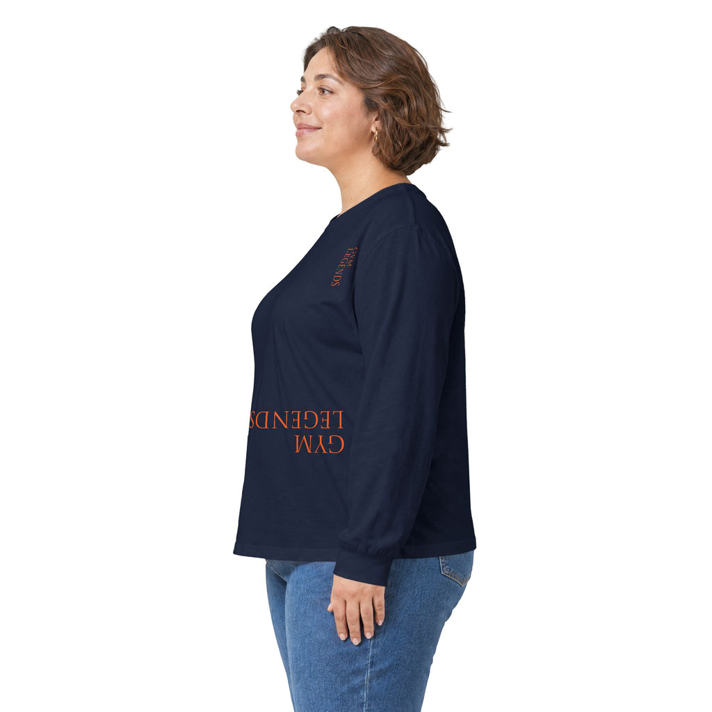Minimalist 'Civil Legends' White Long Sleeve Tee