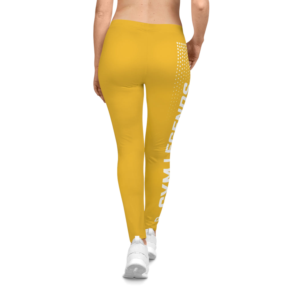 Gym Legends Yellow Performance Leggings