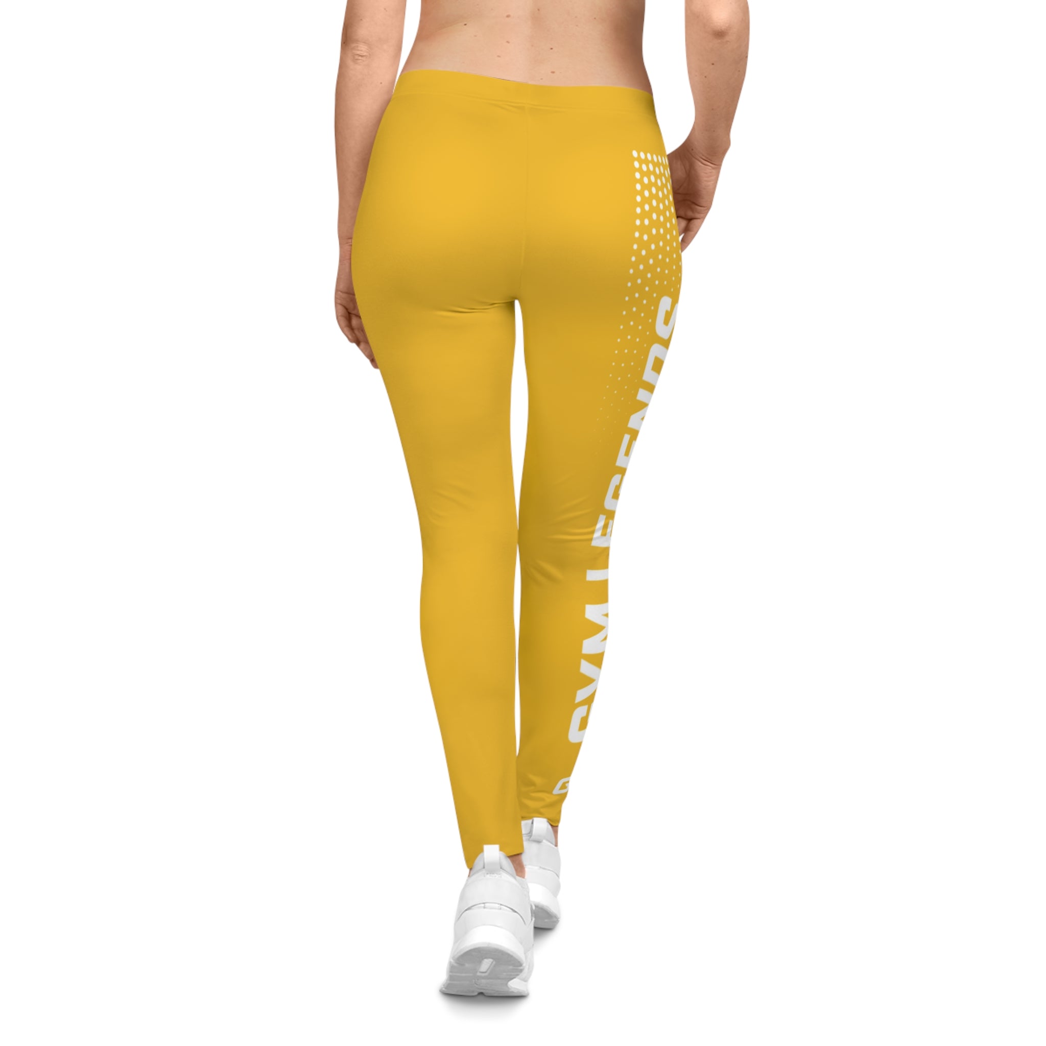 Gym Legends Yellow Performance Leggings