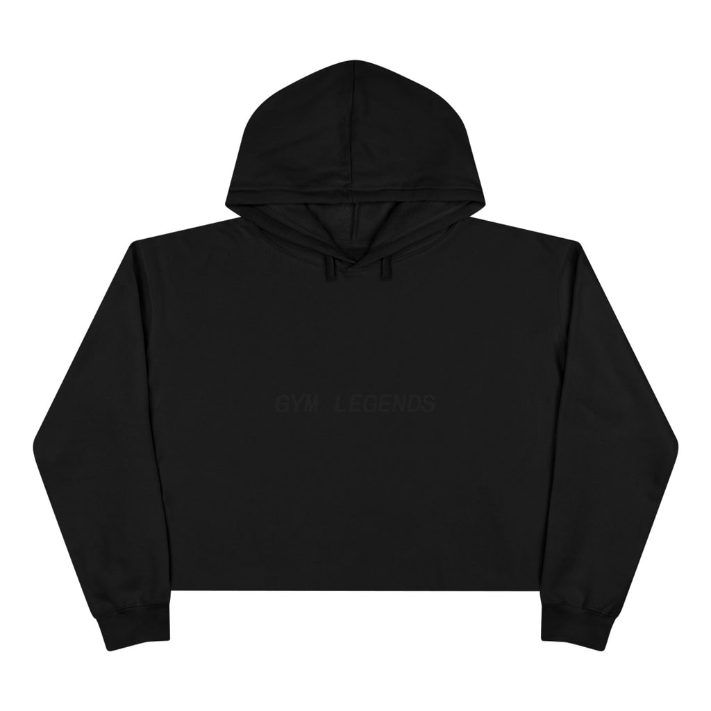 Gym Legends Crop Hoodie — Minimal Athletic Cropped Sweatshirt