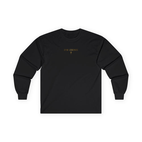 Gym Legend Long Sleeve Tee — Minimal Cross Fitness Shirt
