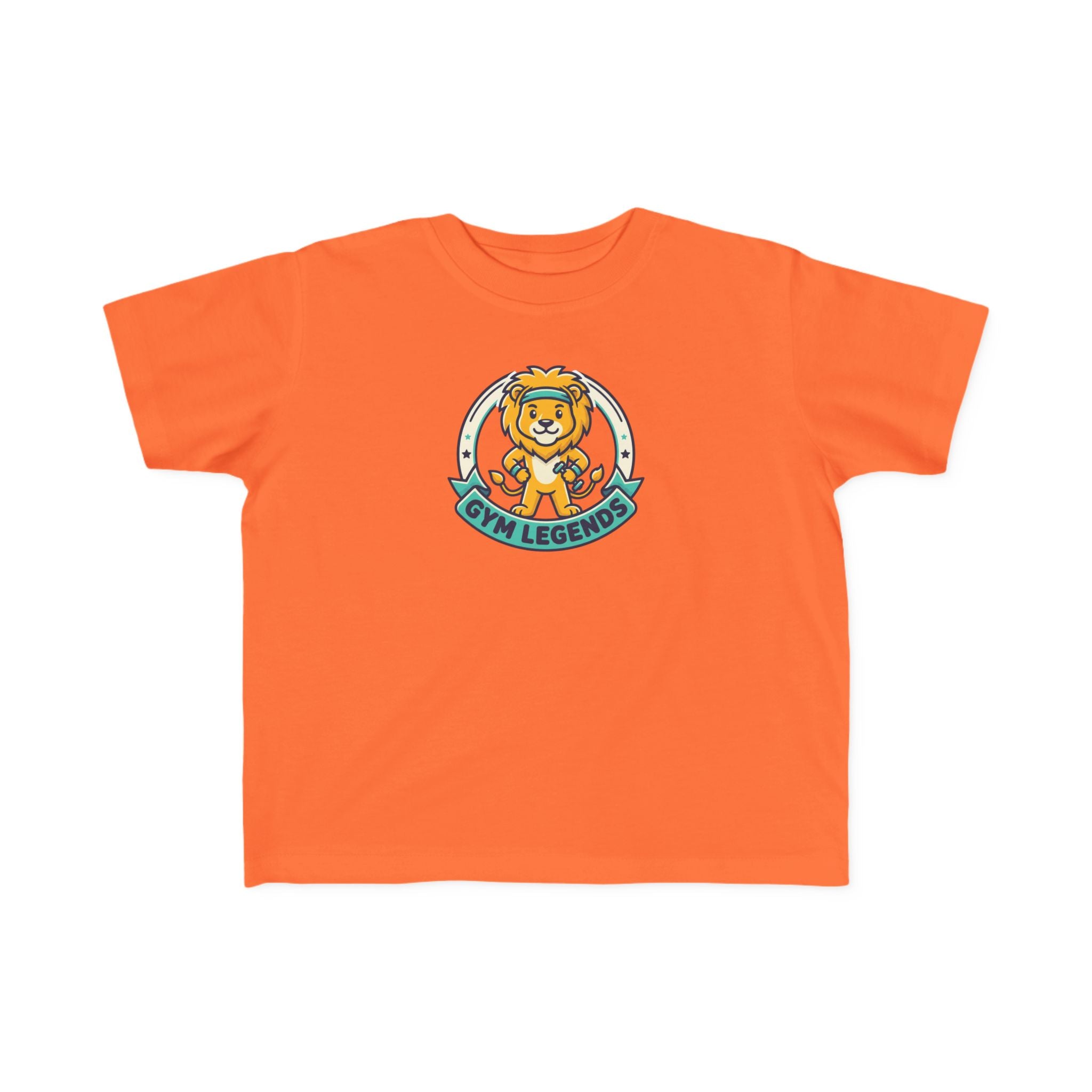 Gym legends kid Tee — "Gym Legend" Cute Lion Workout Kids Shirt