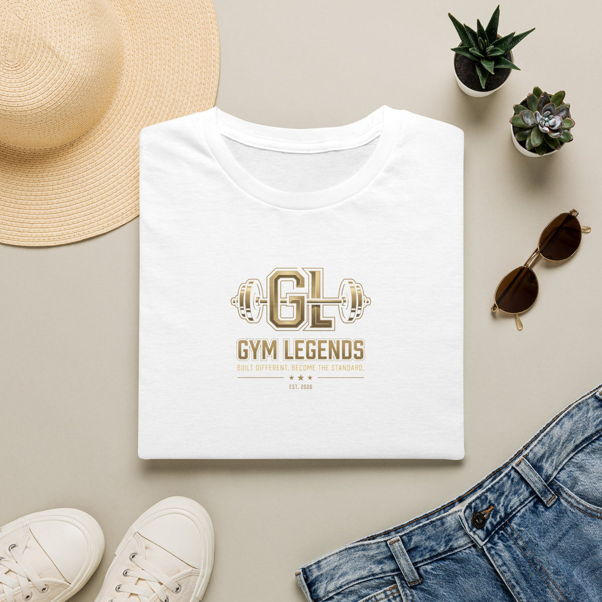 Gym Legends T-Shirt — GL Barbell Fitness Tee