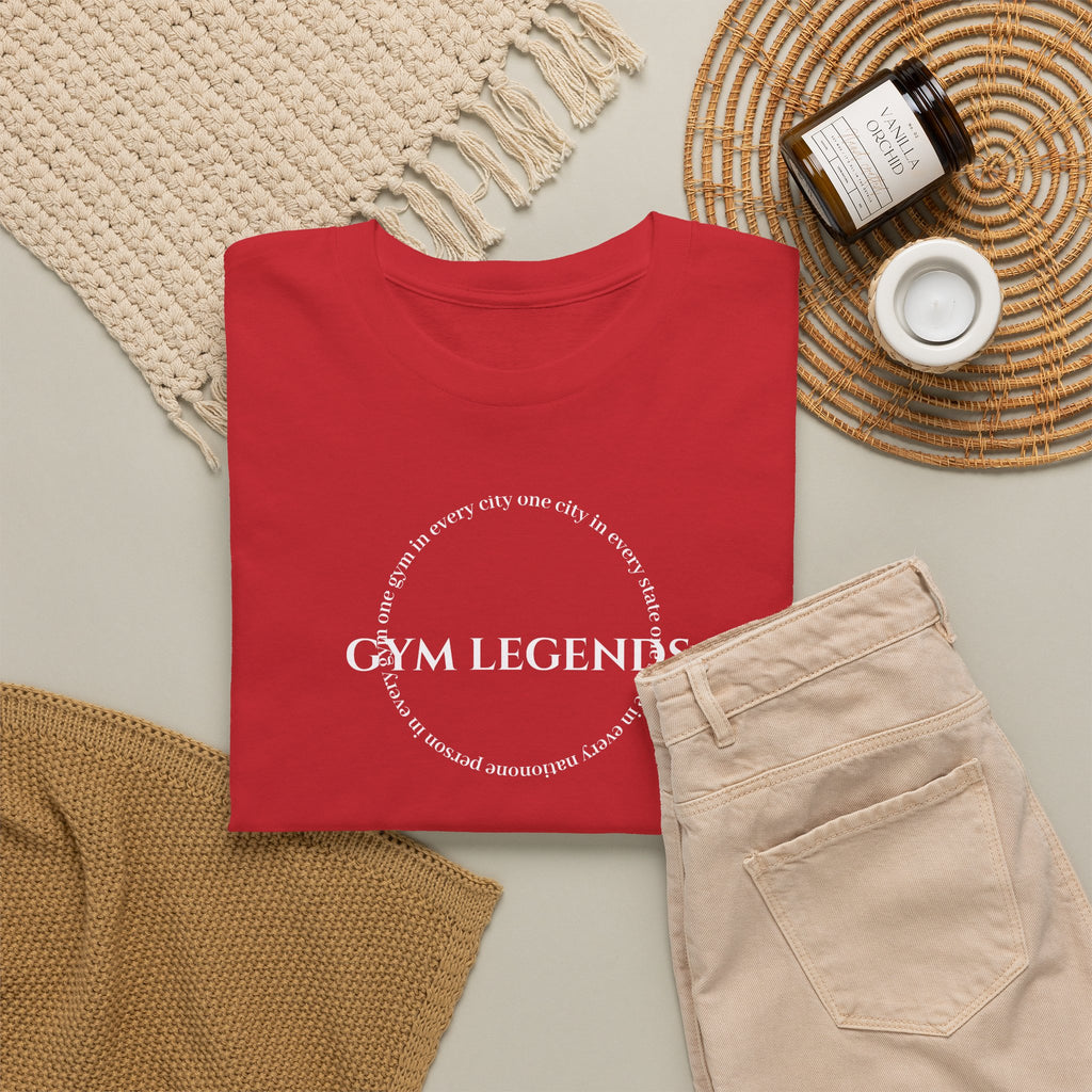 Gym Legends T-Shirt — Minimal Gym Logo Tee