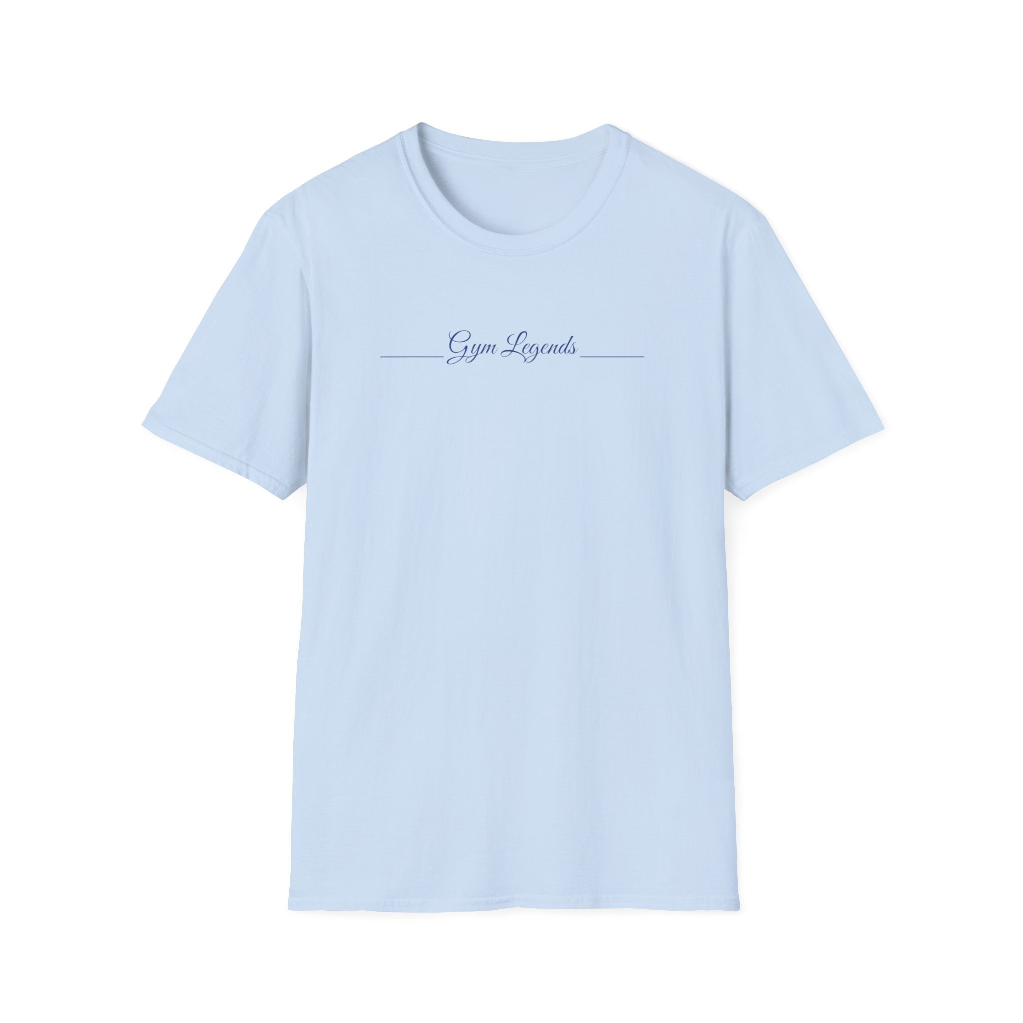 Gym Legends T‑Shirt — Minimal Script Fitness Tee