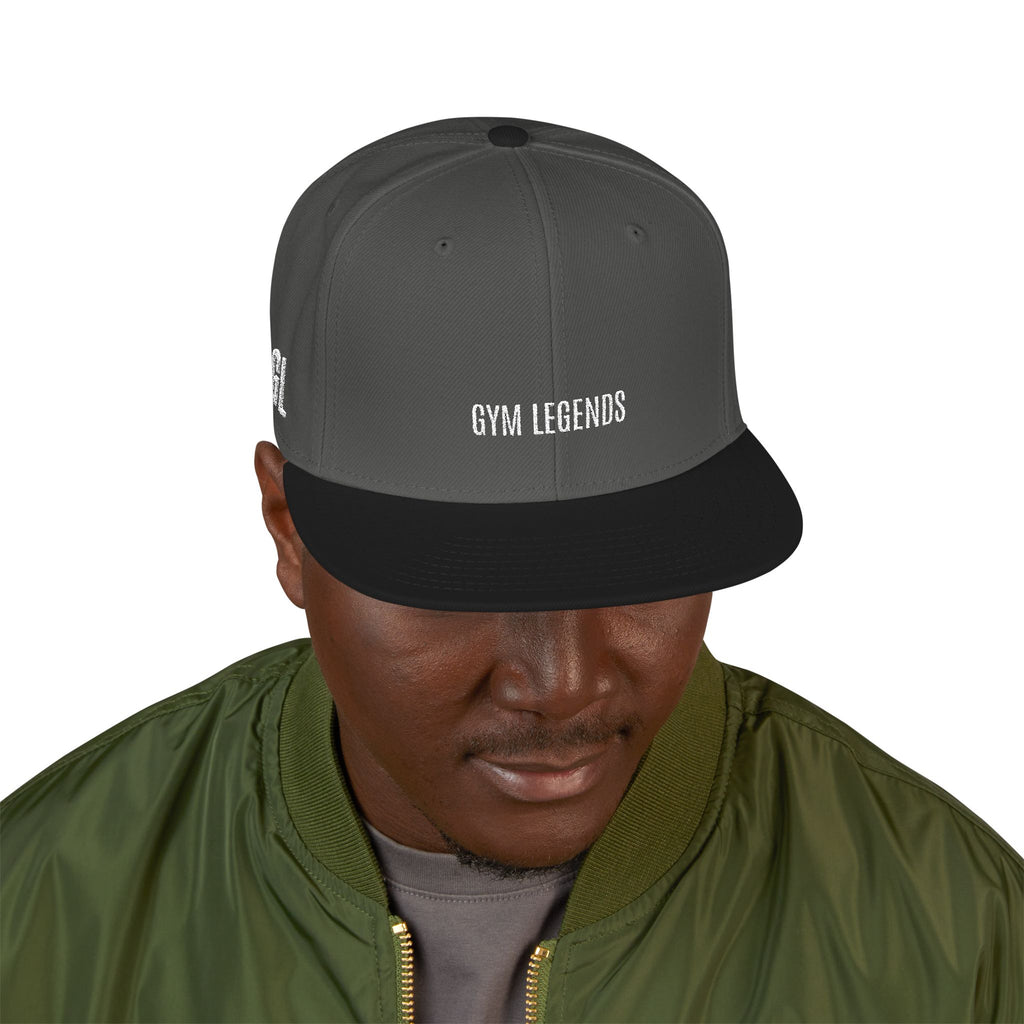 Gym Legends 'GRANDS' Snapback Hat — Classic Flat-Brim Streetwear Cap