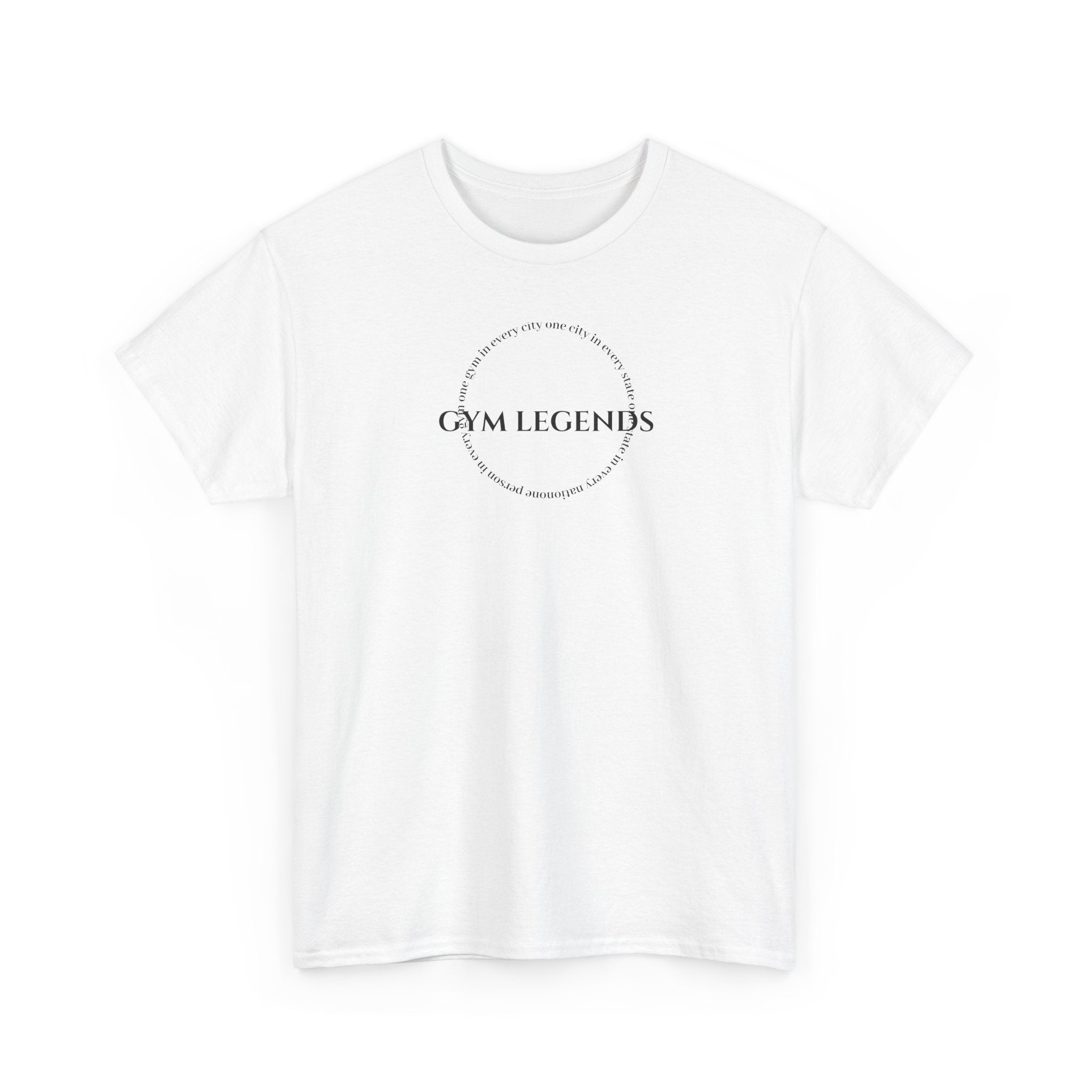 Gym Legends T-Shirt — Minimal Gym Logo Tee