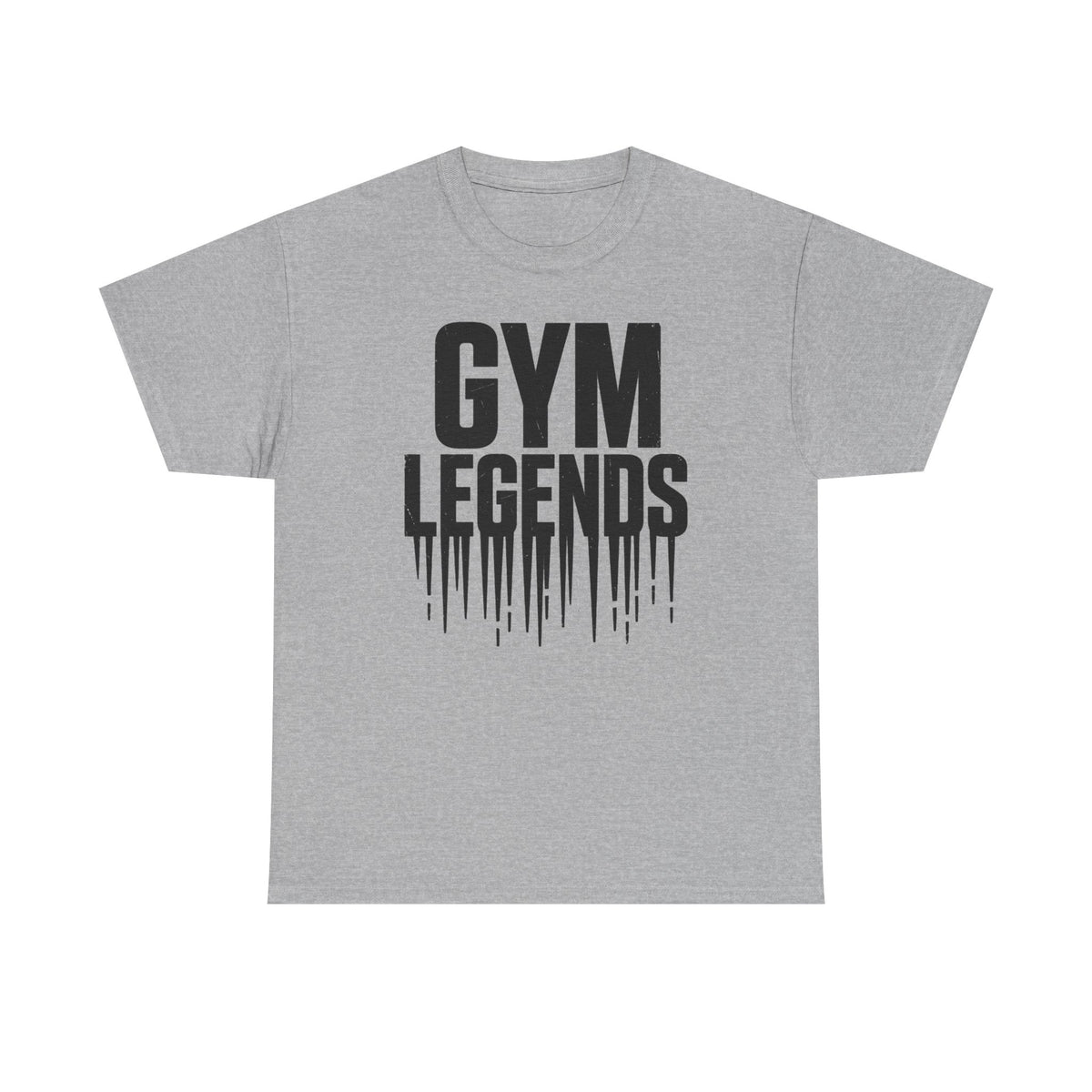 Gym Legends T-Shirt — Bold Drip Graphic Fitness Tee