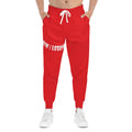 Gym Legends Athletic Joggers — Red Performance Sweatpants