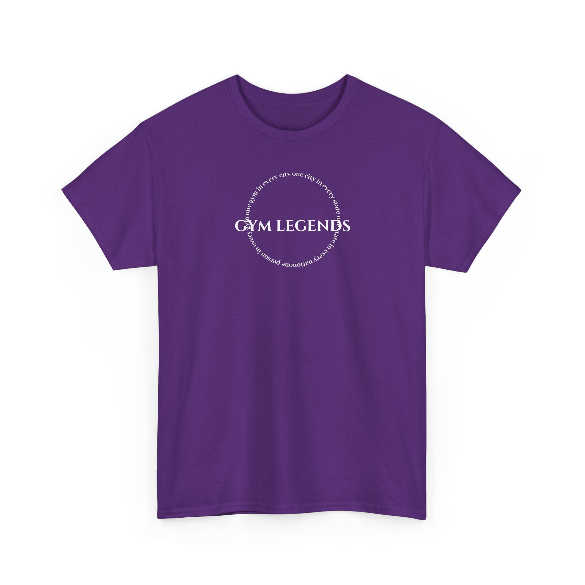 Gym Legends T-Shirt — Minimal Gym Logo Tee