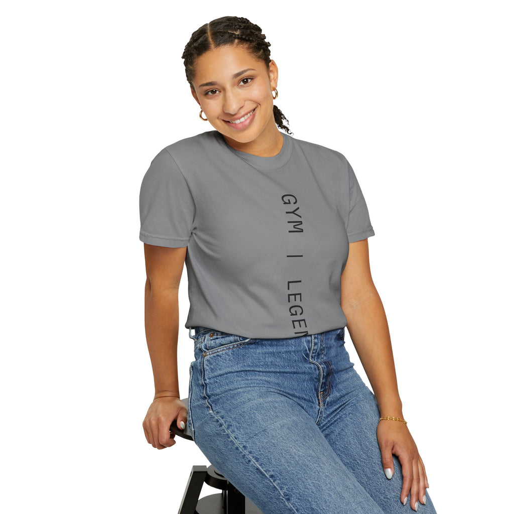 Gym Legends T-Shirt — Vertical Minimal Fitness Tee