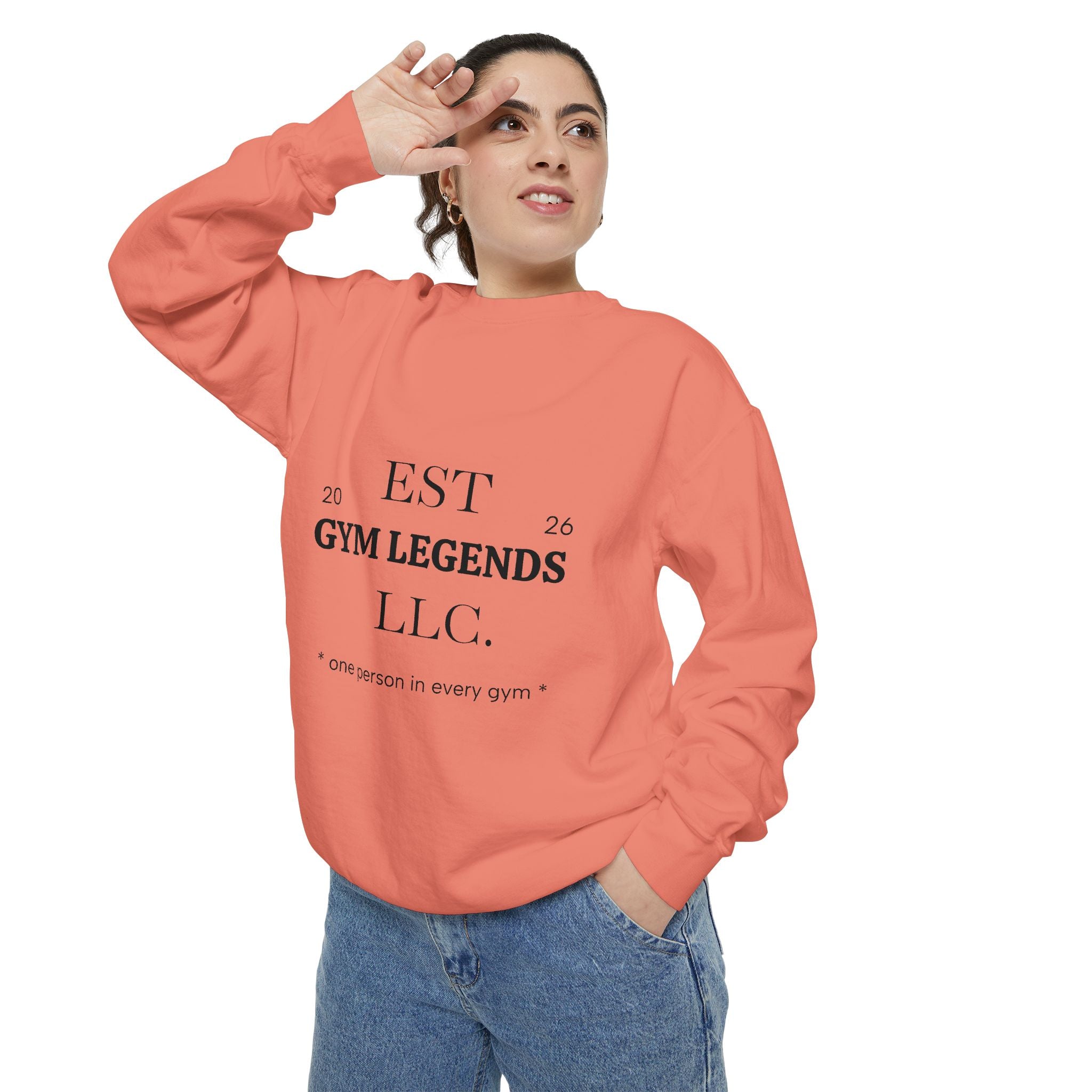 Gym Legends Sweatshirt — EST 2026 Vintage Athletic Crewneck