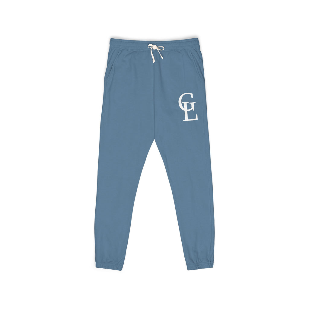 Garment-Dyed Fleece Sweatpants — Vintage 'CL' Monogram Lounge Pants