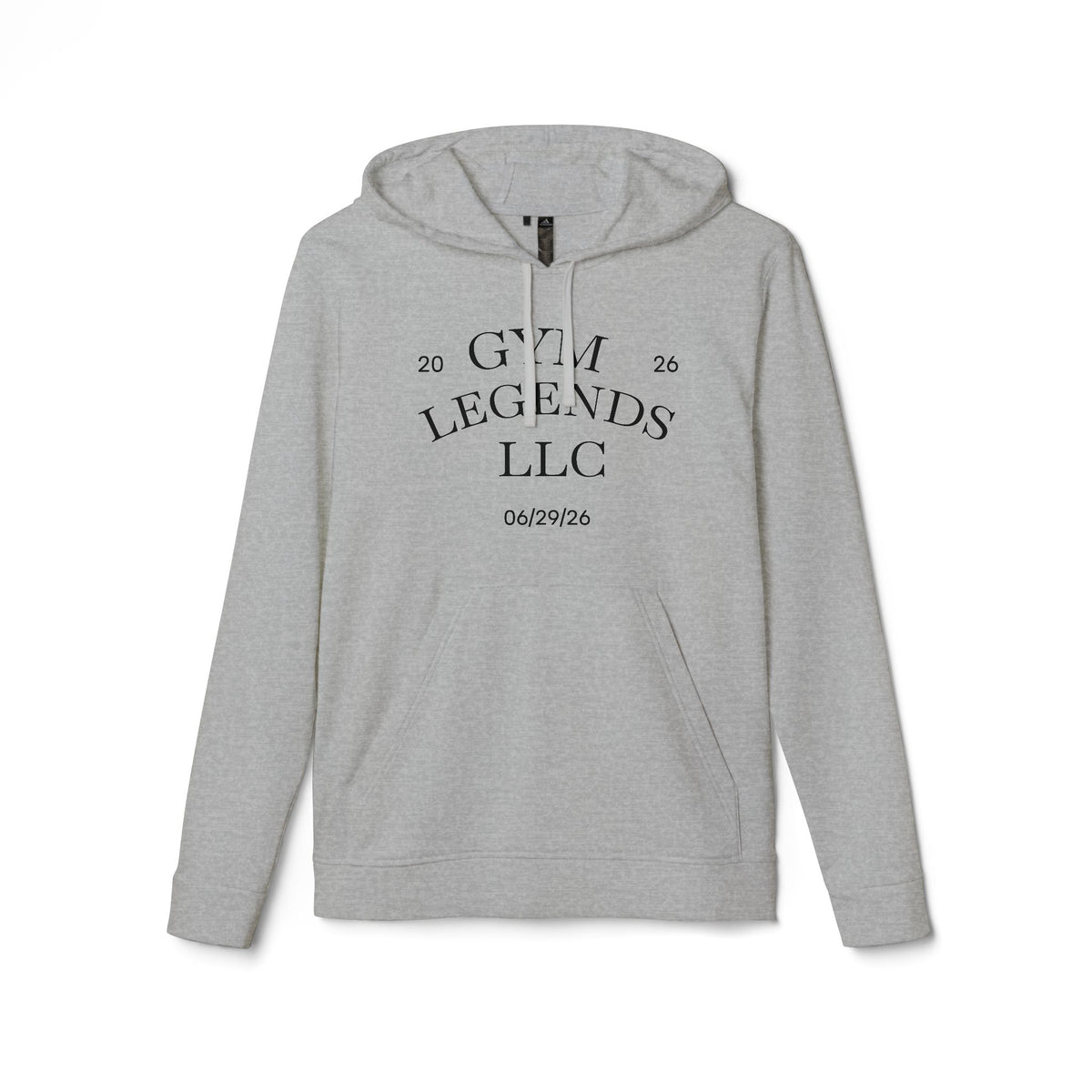 Gym Legends LLC Hoodie — 'Gym Legends LLC 06/29/26' Athletic Pullover