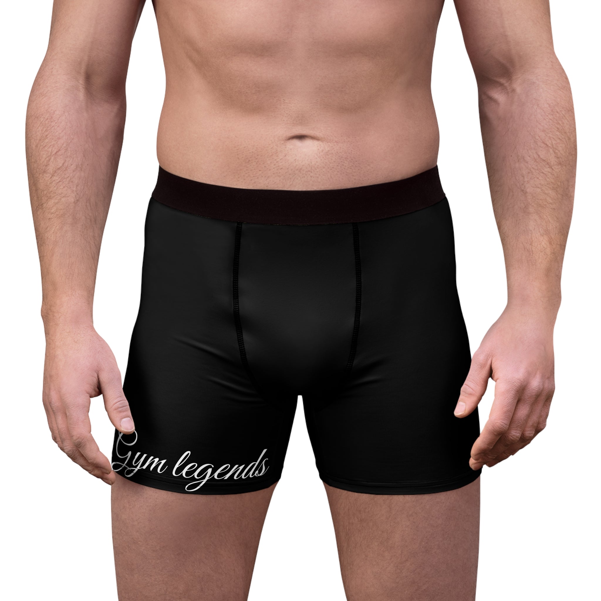 Gym Legends Men's Boxer Briefs — Black Athletic Performance Underwear