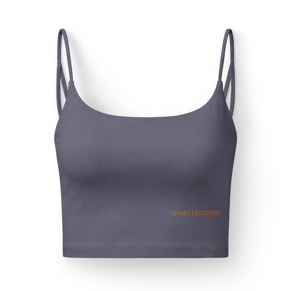 Gym Legends Women's Luxe Sports Bra — Lightweight Strappy Crop Top