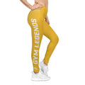Gym Legends Yellow Performance Leggings