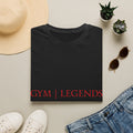 Gym Legends T-Shirt — Athletic Lifestyle Tee with Red Gym | Legends Text
