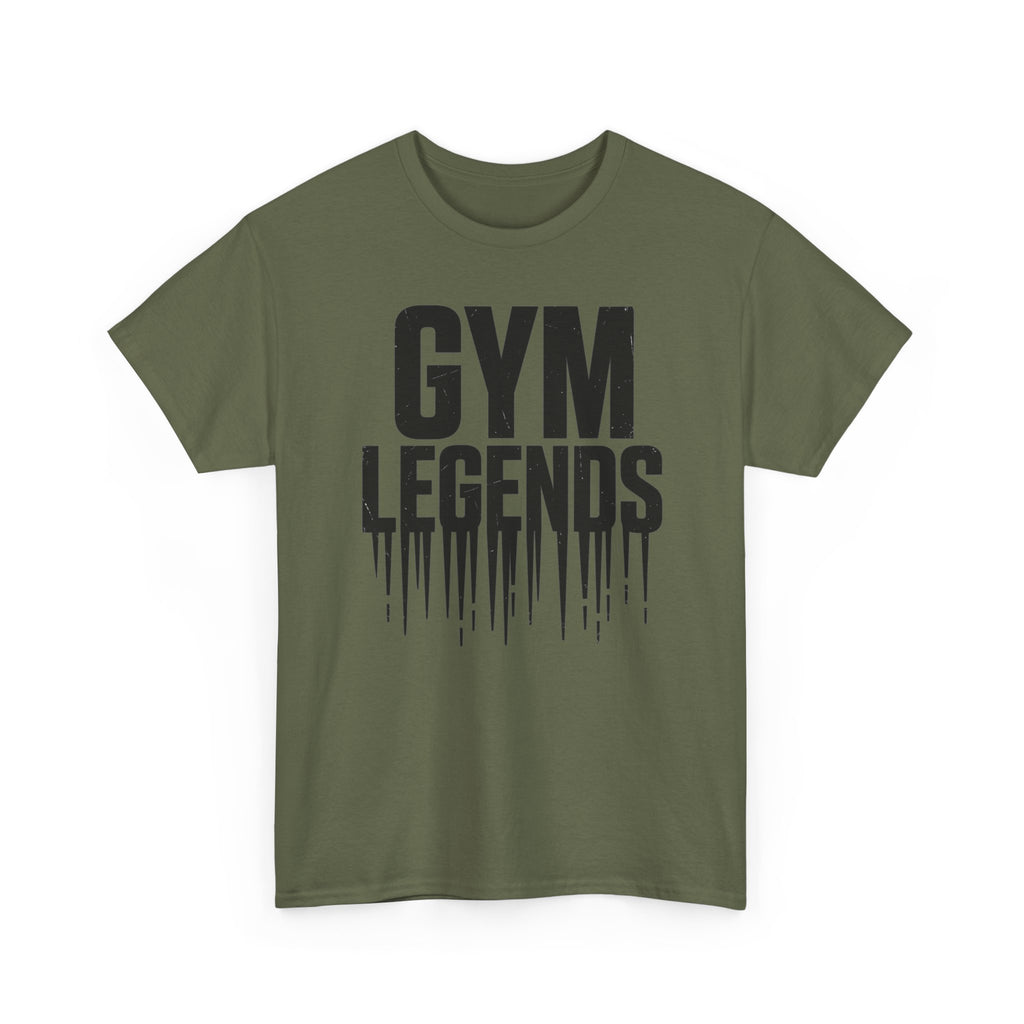 Gym Legends T-Shirt — Bold Drip Graphic Fitness Tee