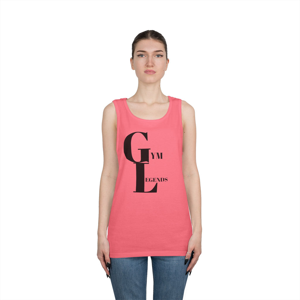 Gym Legends Tank Top — Minimalist Fitness Graphic Tank