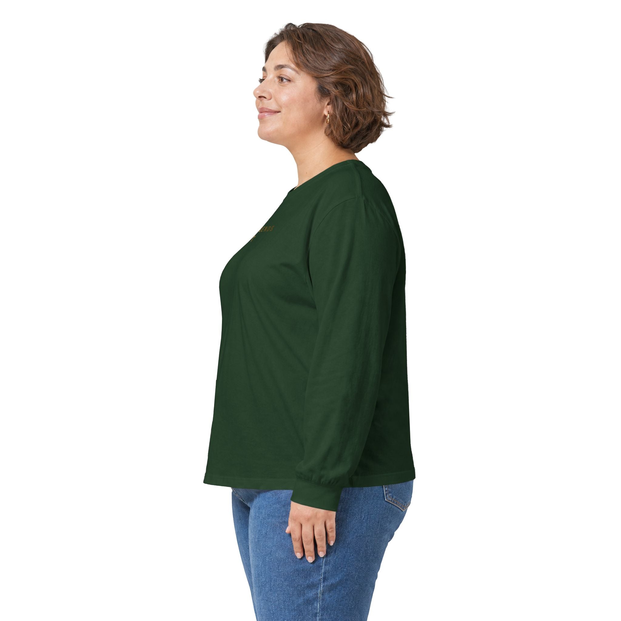 Gym Legend Long Sleeve Tee — Minimal Cross Fitness Shirt