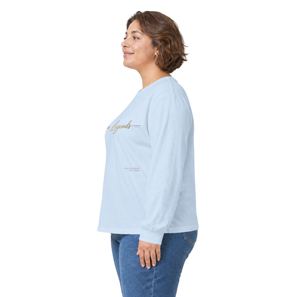 Gym Legends Long Sleeve Tee — Minimalist Fitness Shirt