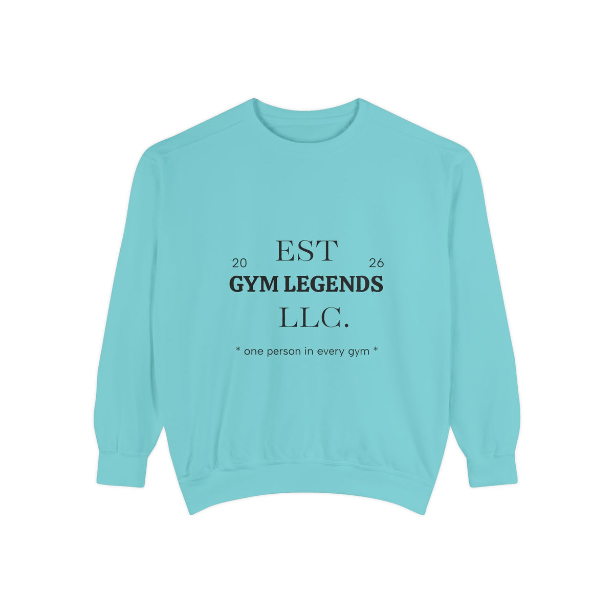 Gym Legends Sweatshirt — EST 2026 Vintage Athletic Crewneck