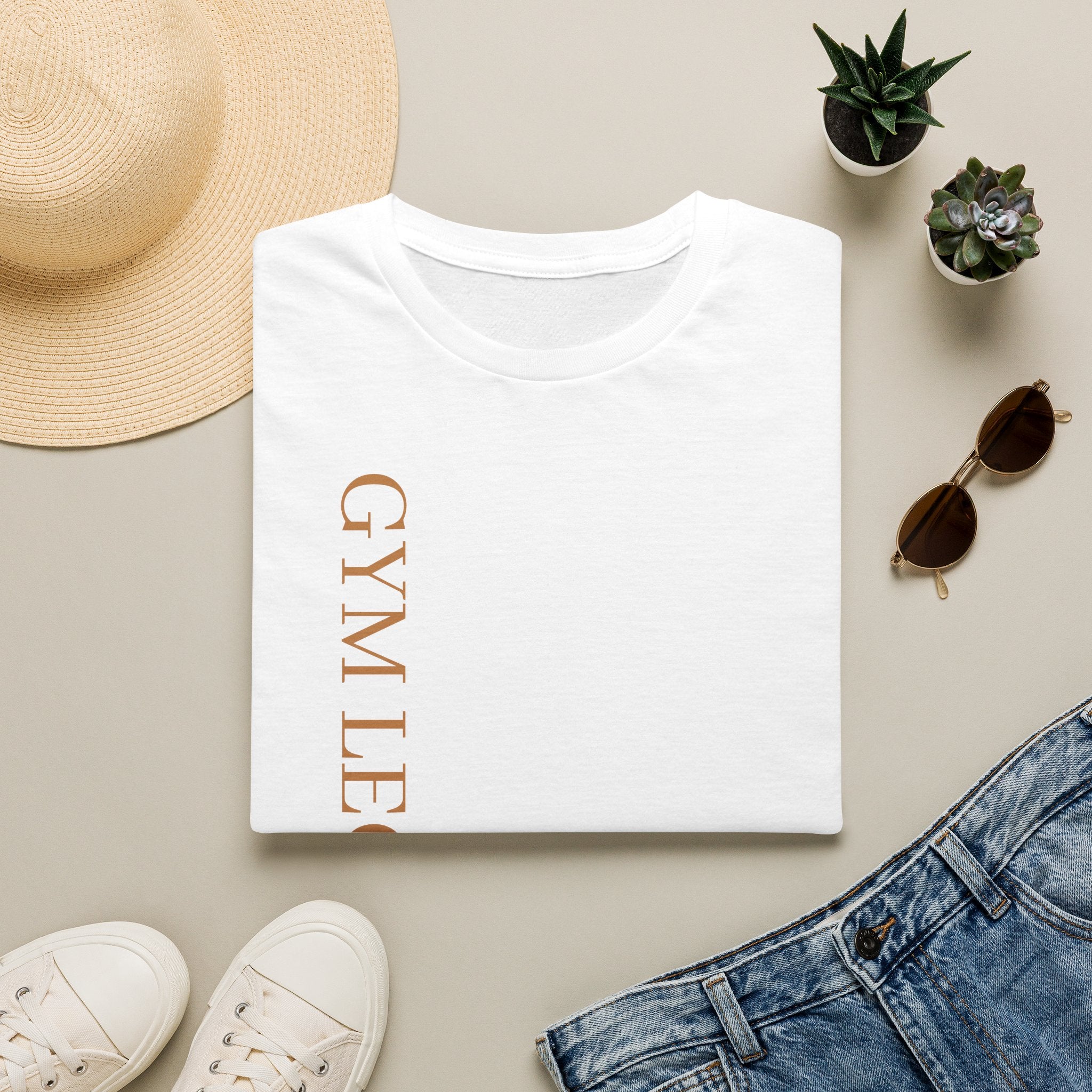 Gym Legends T-Shirt — Vertical Minimalist Fitness Tee