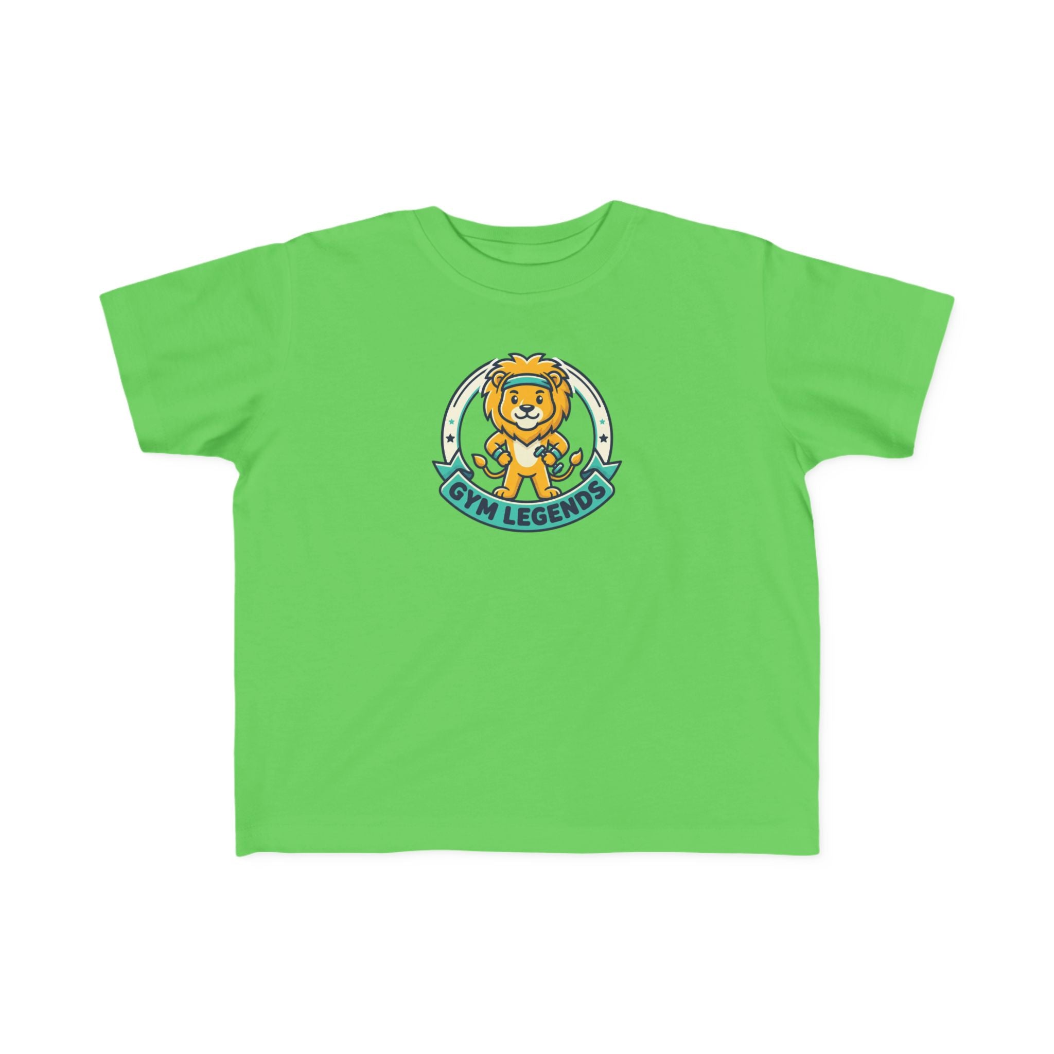Gym legends kid Tee — "Gym Legend" Cute Lion Workout Kids Shirt