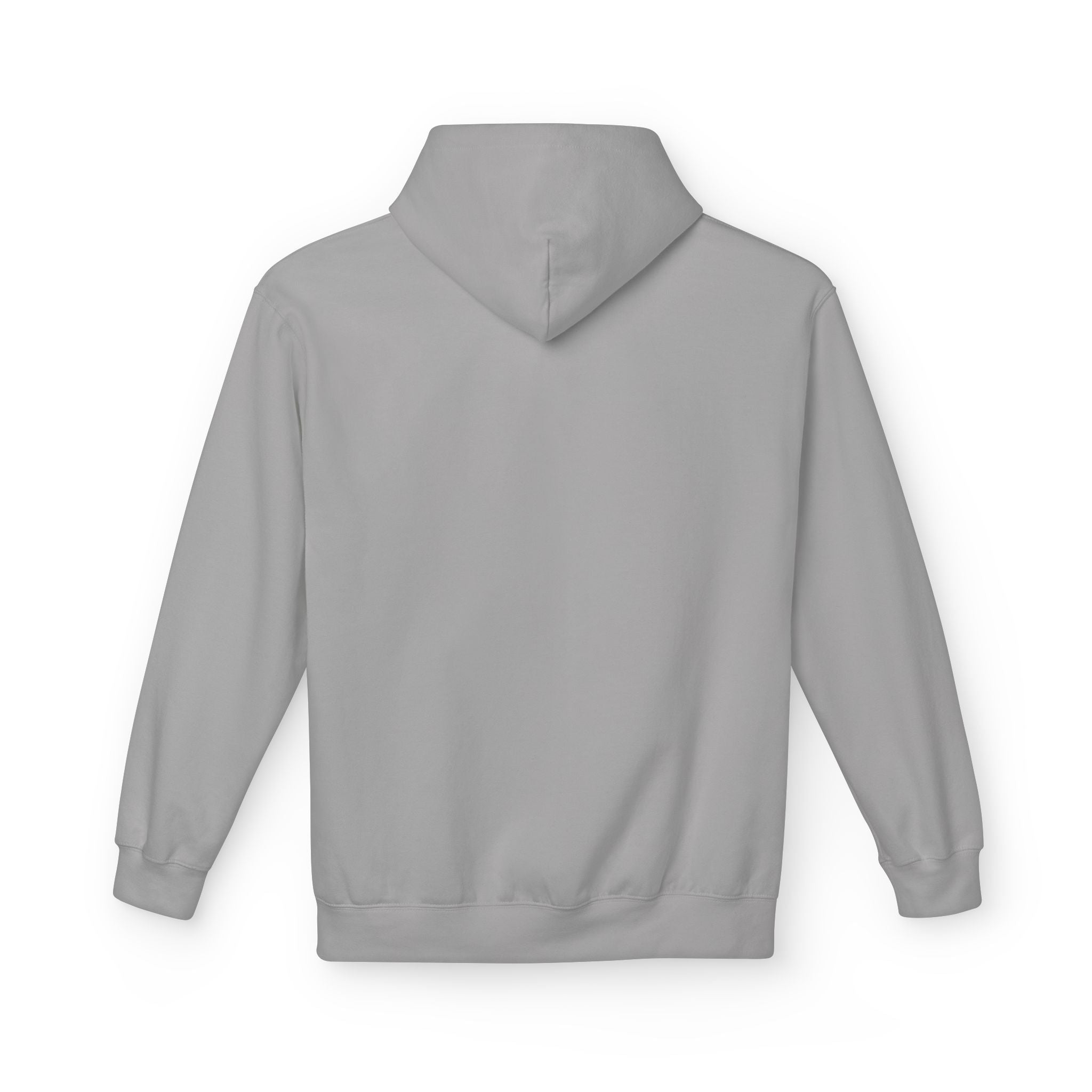 Minimal "grace & gratitude" Script Hoodie — Lightweight White Fleece
