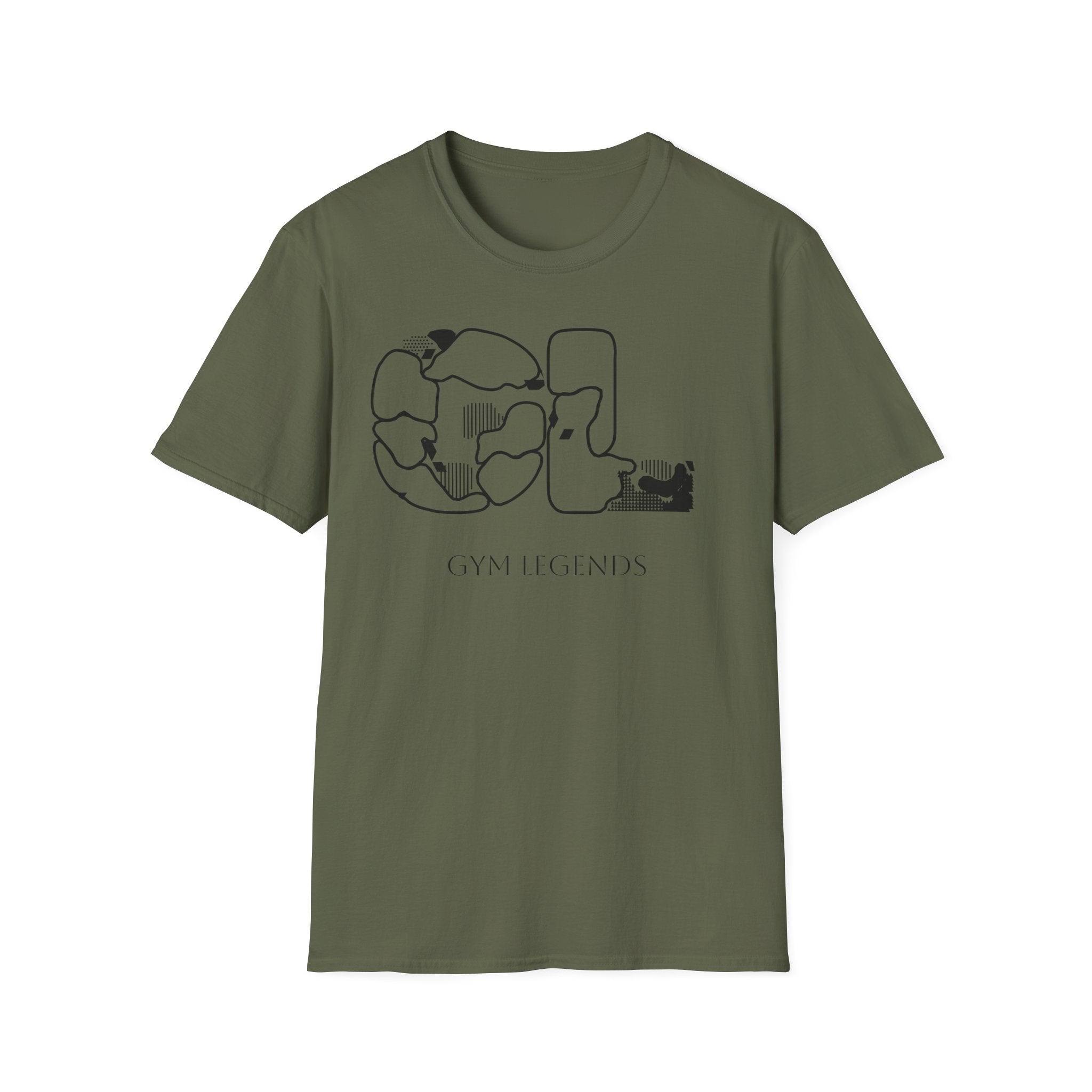 Cat Silhouette Graphic T-Shirt — Playful Kitty Outline Tee