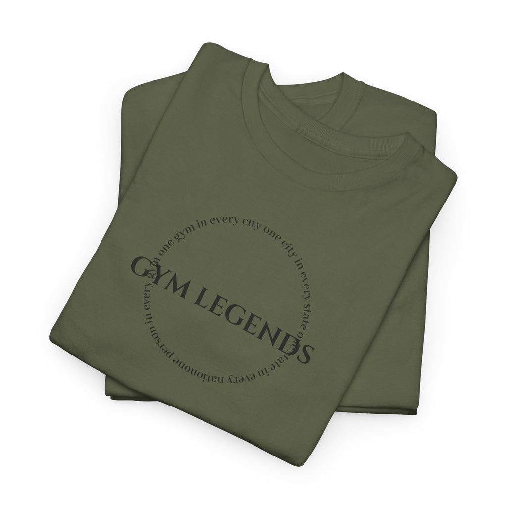 Gym Legends T-Shirt — Minimal Gym Logo Tee
