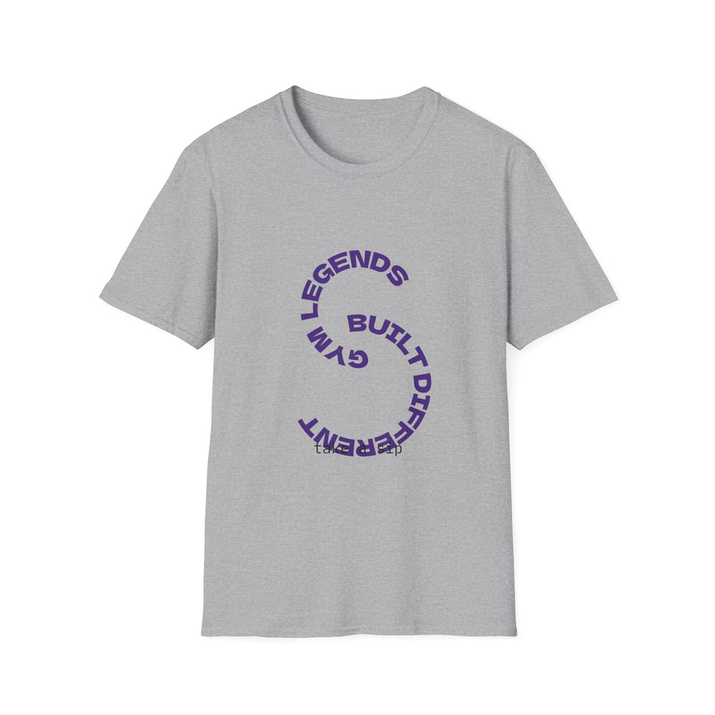Legends Built Different T-Shirt — Circular Graphic Tee for Athletes & Trendsetters