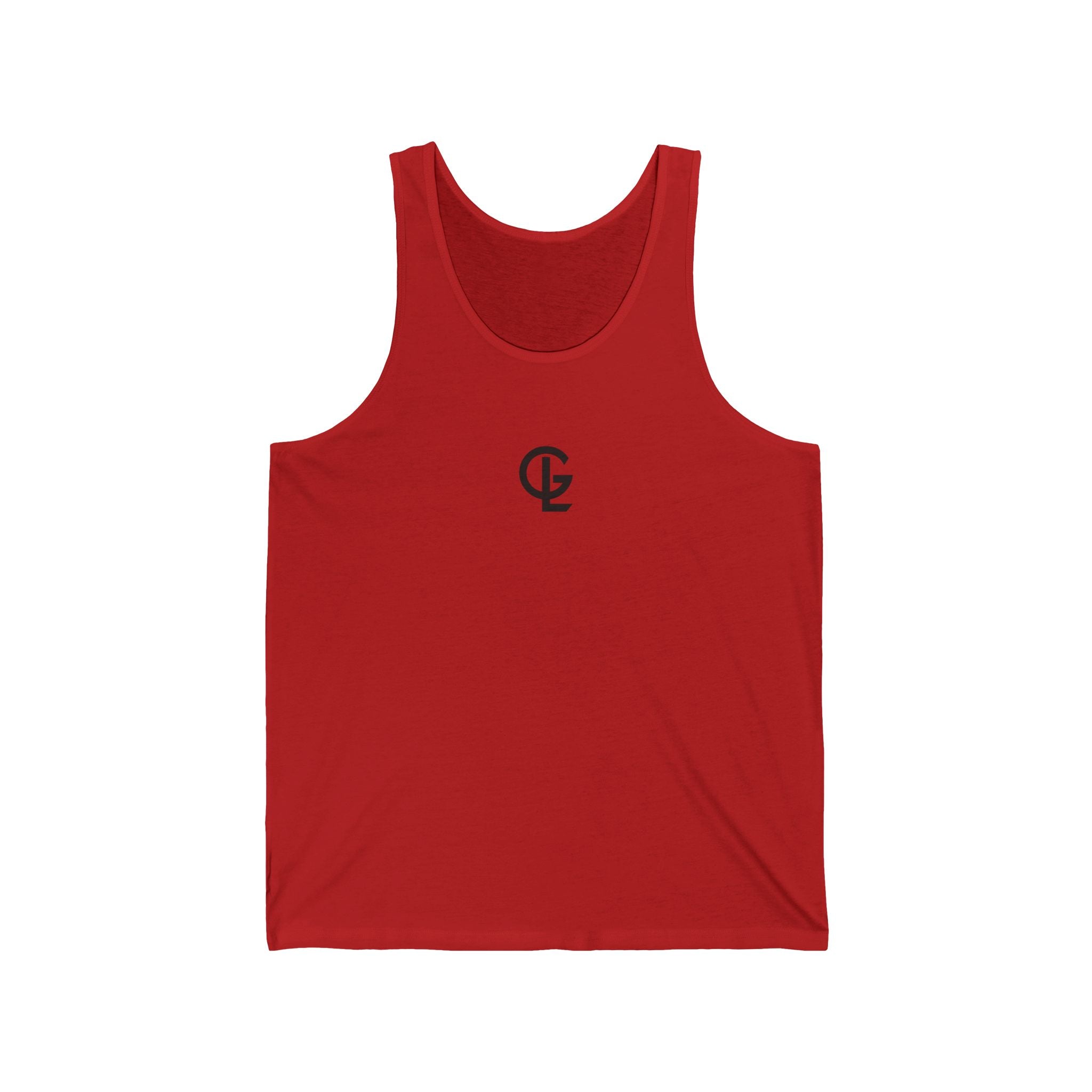 Gym Legends solid Tank Top — Modern 'CL' Logo Jersey Tank