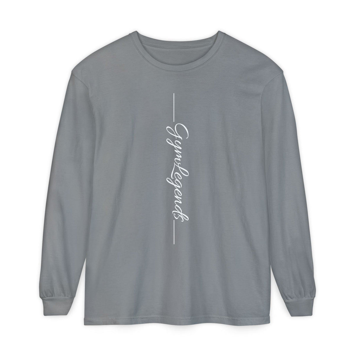 Long Sleeve Tee - 'Gym Legends' Vertical Script