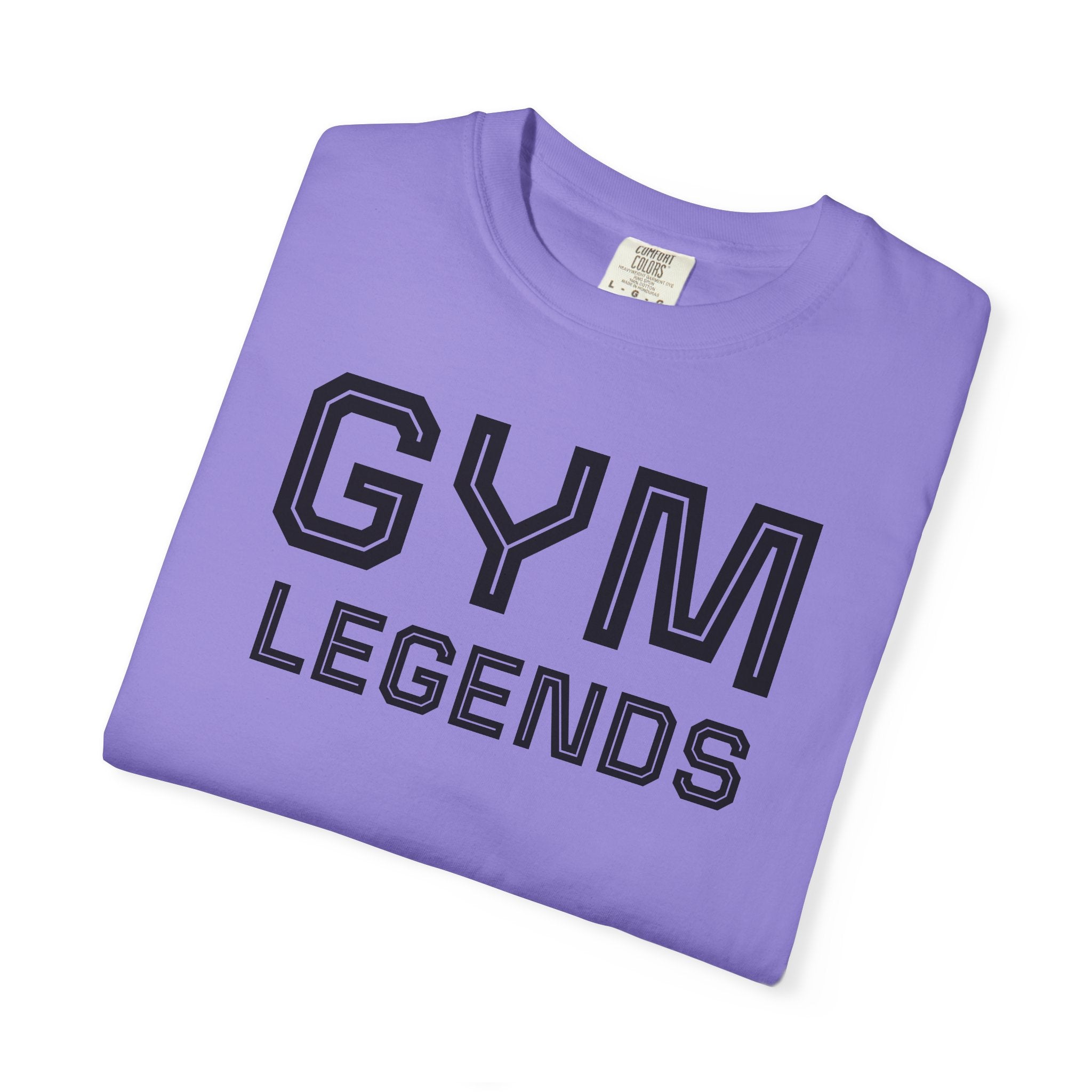 Gym Legends T-Shirt — Athletic Vintage Lettering Tee