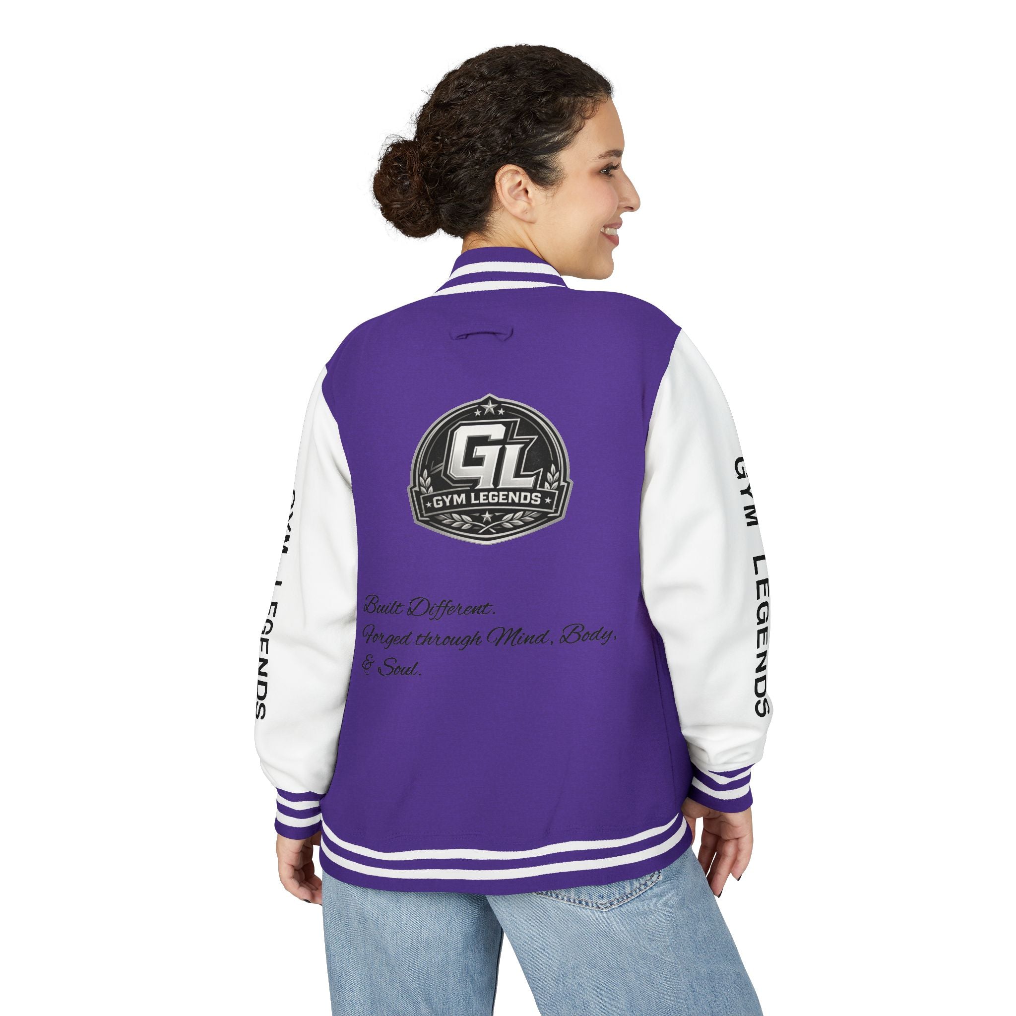 Gym Legends Varsity Jacket — Built Different Edition
