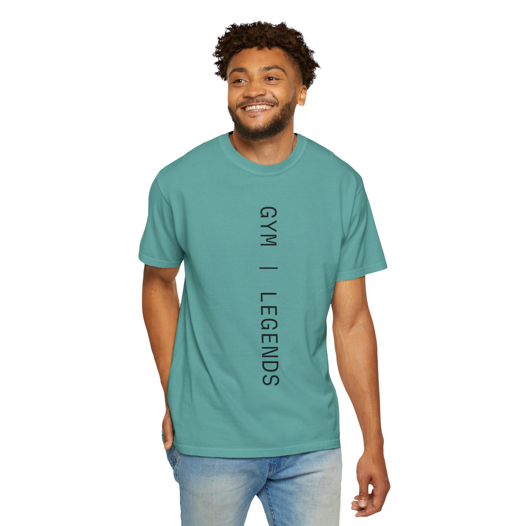 Gym Legends T-Shirt — Vertical Minimal Fitness Tee
