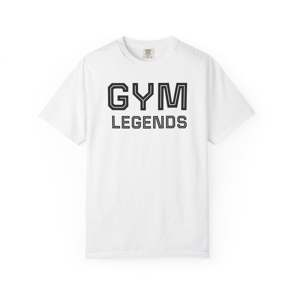 Gym Legends T-Shirt — Athletic Vintage Lettering Tee