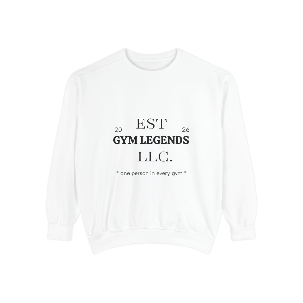 Gym Legends Sweatshirt — EST 2026 Vintage Athletic Crewneck