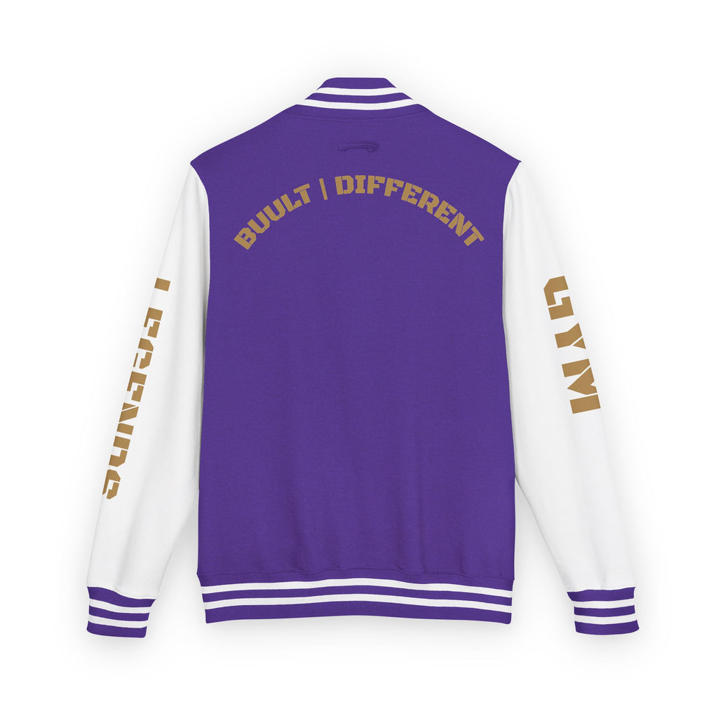 Gym Legends Letterman Jacket — 'Gym Legends' Red & White Varsity Jacket