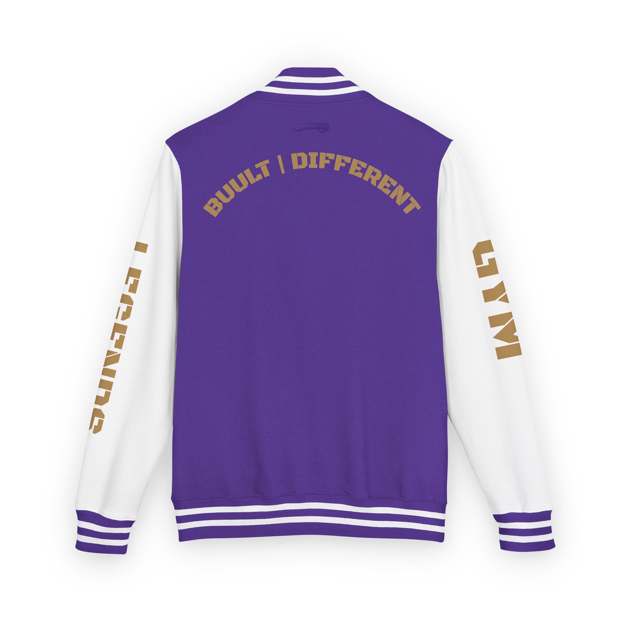Gym Legends Letterman Jacket — 'Gym Legends' Red & White Varsity Jacket