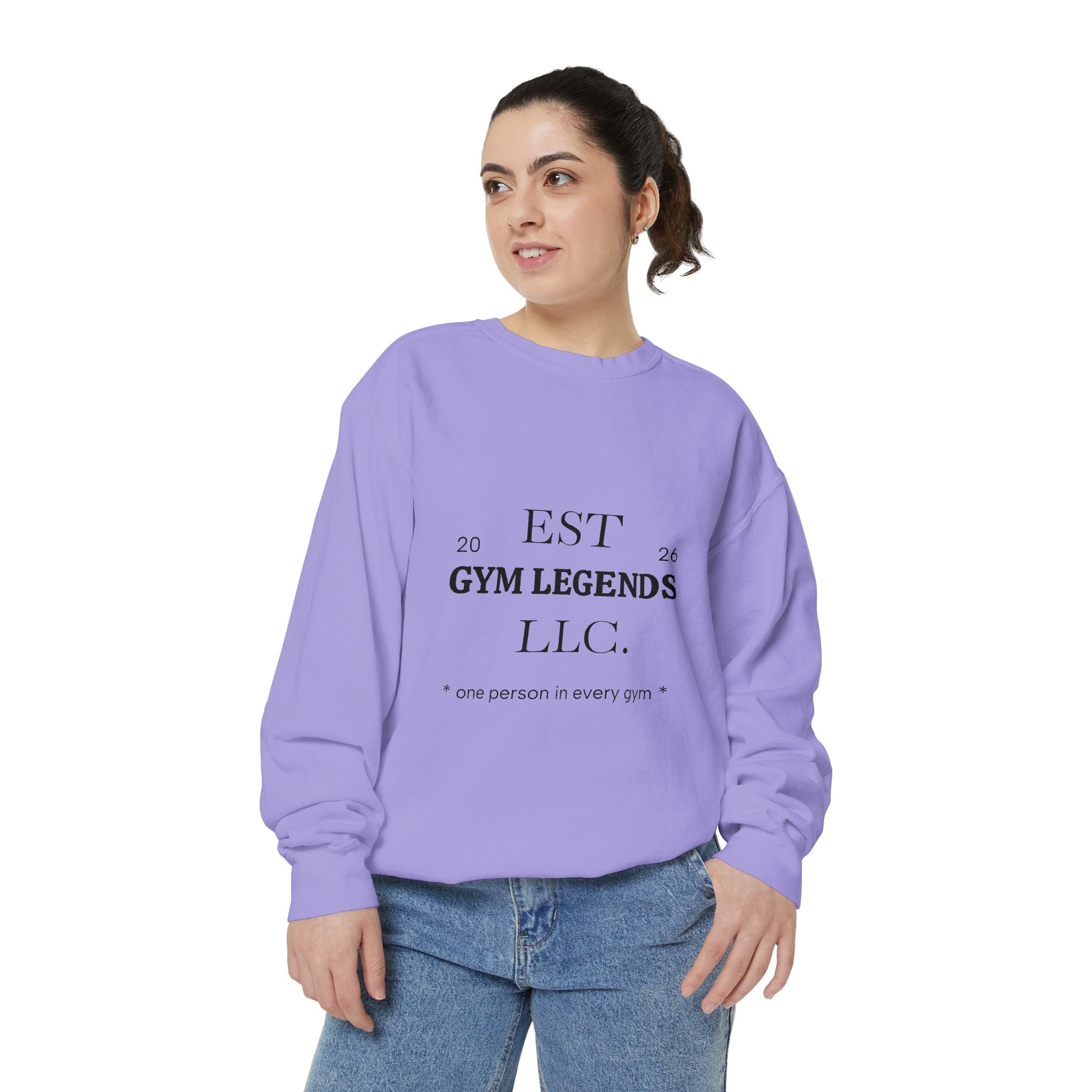 Gym Legends Sweatshirt — EST 2026 Vintage Athletic Crewneck