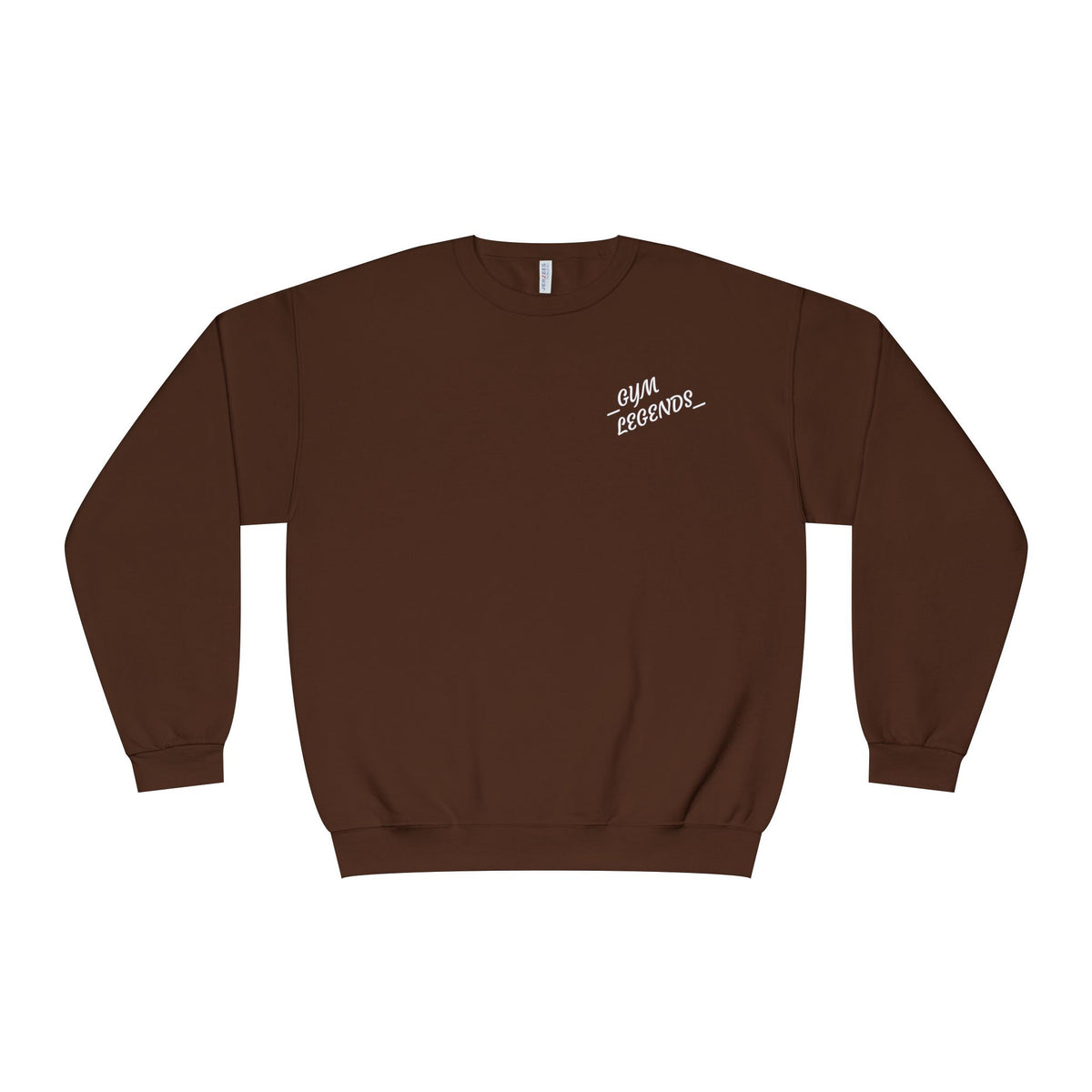 Gym Legends Crewneck Sweatshirt — "Gym, Legends" Motivational Fitness Pullover